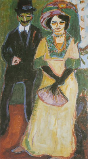 Ernst Ludwig Kirchner Dodo und ihr Bruder  Wandbild